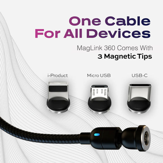 MagLink 360™ | 3-in-1 Charging Cable